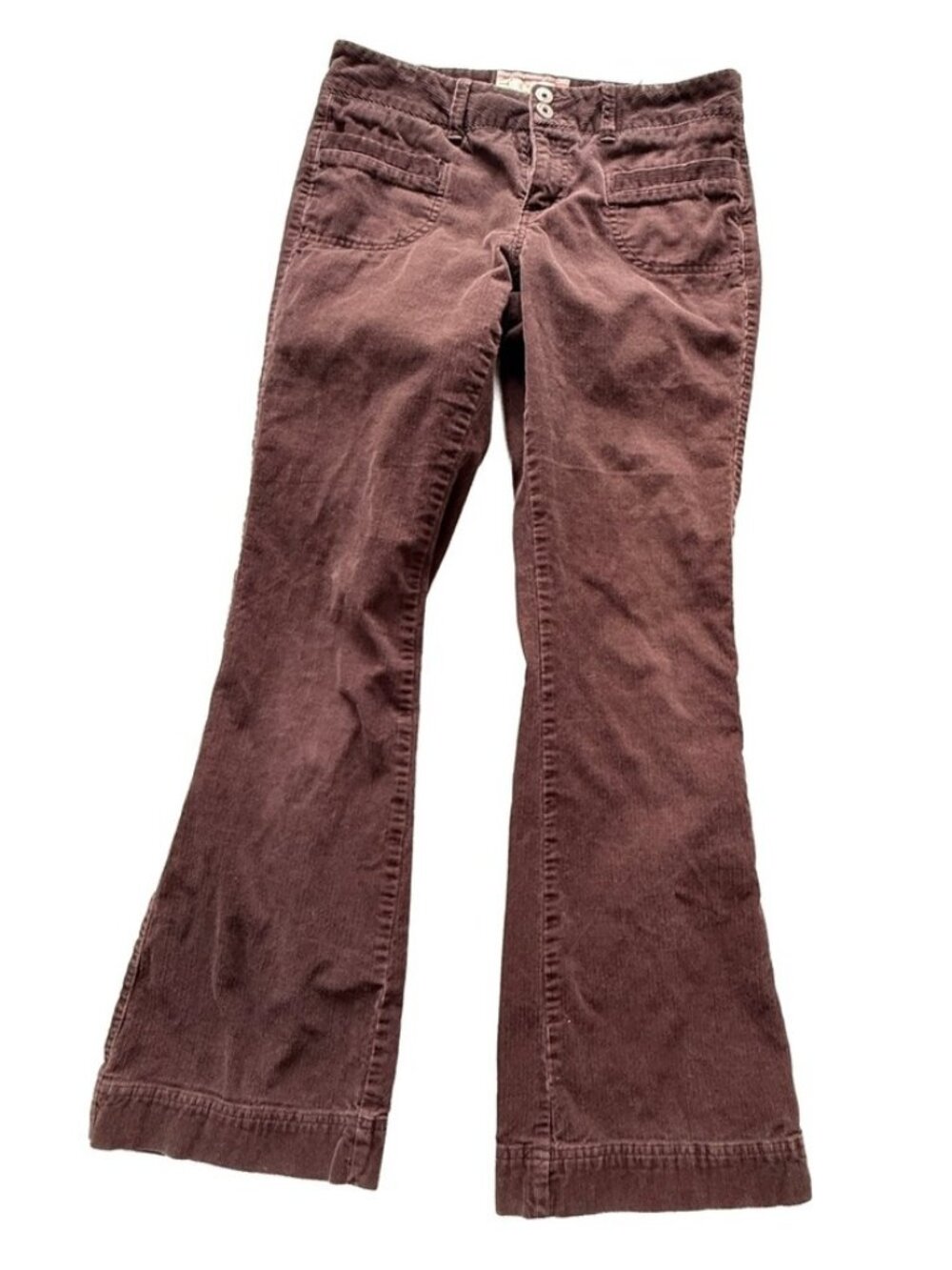 Jacob Connexion Brown Corduroy Flare Leg Pants Mens Size 7/8 Retro Y2K Indie